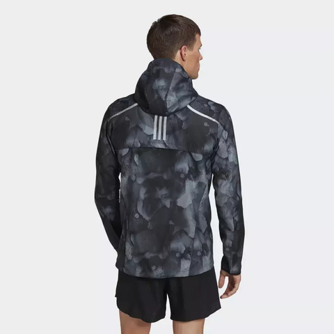 Jaqueta Estampada Marathon Fast - Preto adidas HE4562 - comprar online