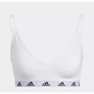 Top Suporte Leve adidas Purebare - Branco adidas HG3783