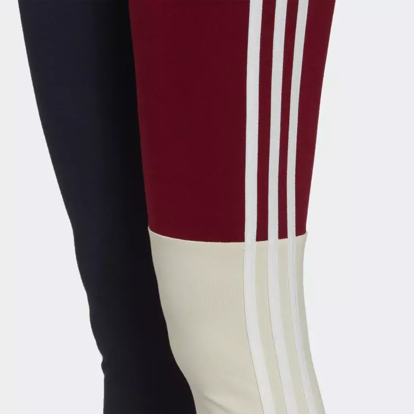 Legging Algodão Essentials 3-Stripes Colorblock - Adidas HJ9466