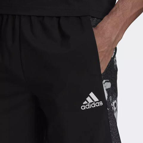 Shorts Malha Essentials BrandLove - Preto adidas HK0383 - loja online