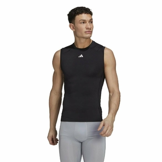 Camiseta Treino Sem Mangas Techfit - Preto adidas HK2338