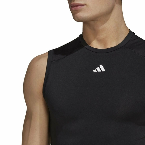 Camiseta Treino Sem Mangas Techfit - Preto adidas HK2338 na internet