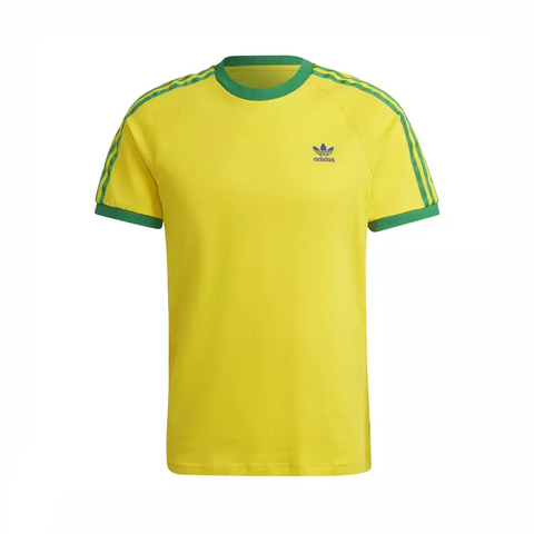 Camiseta 3-Stripes - Amarelo adidas HK7422 - Kevin Sports