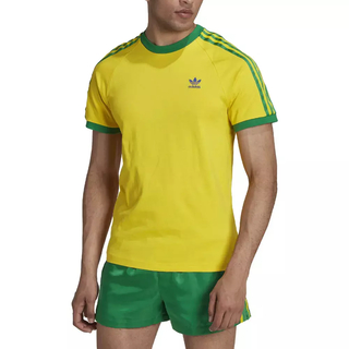 Camiseta 3-Stripes - Amarelo adidas HK7422