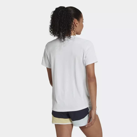 Camiseta Corrida Run It Feminina - Branco adidas HL1454 - comprar online