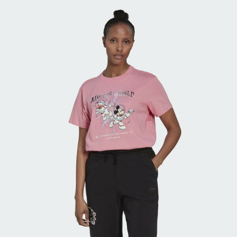 Camiseta Estampada Disney - Rosa adidas HL9052
