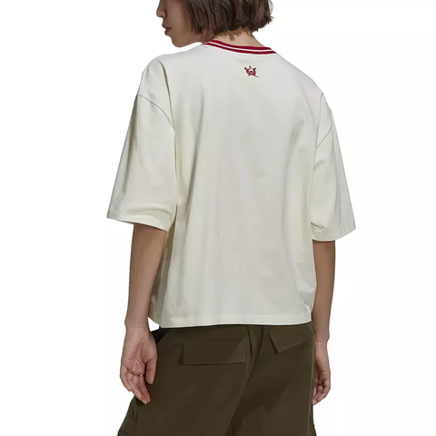 Camiseta Loose - Branco adidas HM2618 - comprar online