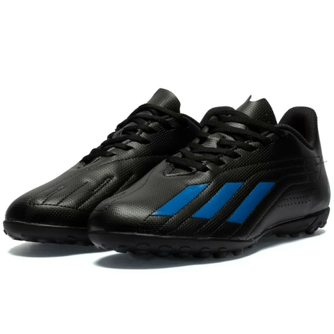 Chuteira Society Adidas Deportivo II Masculino - Preto e Azul HP2519 - comprar online
