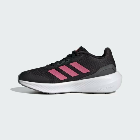 Tênis RunFalcon 3 Lace Infantil - Preto adidas HP5838 - Kevin Sports