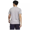 Camiseta Malha Adidas Masculina Linear Algodão Estampada - Cinza+Verde HR5754 - comprar online