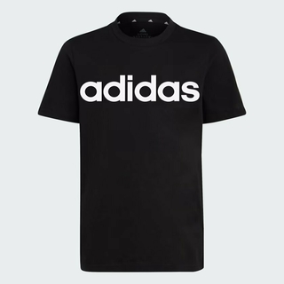 Camiseta Algodão Essentials Linear Logo Infantil - adidas HR6400