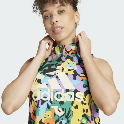 Vestido Estampado - Preto adidas HT4688 - loja online