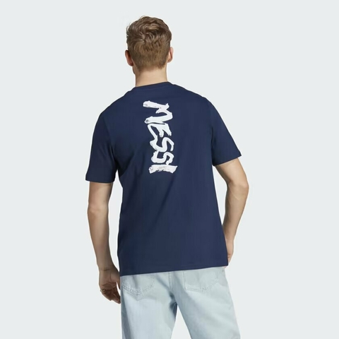 Camiseta Estampada CNY Futebol Messi - Azul adidas HT5197 - comprar online