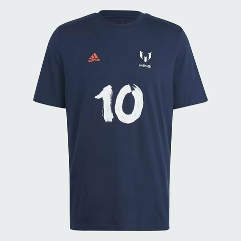 Camiseta Estampada CNY Futebol Messi - Azul adidas HT5197 - loja online