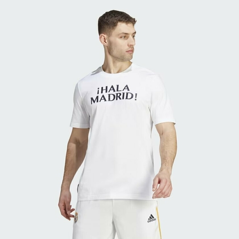 Camiseta Real Madrid Street Graphic Branco HY0625