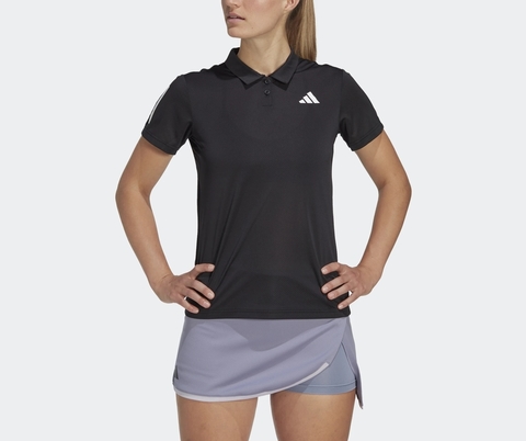 Camisa Polo Tênis Club Feminino - Preto adidas HY2702