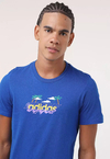 Camiseta adidas Sportswear Gráfica Logo Linear Azul IA4028 na internet