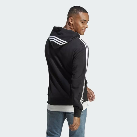 Moletinho Adidas com Capuz Zíper Essentials 3-Stripes IC0435 - comprar online