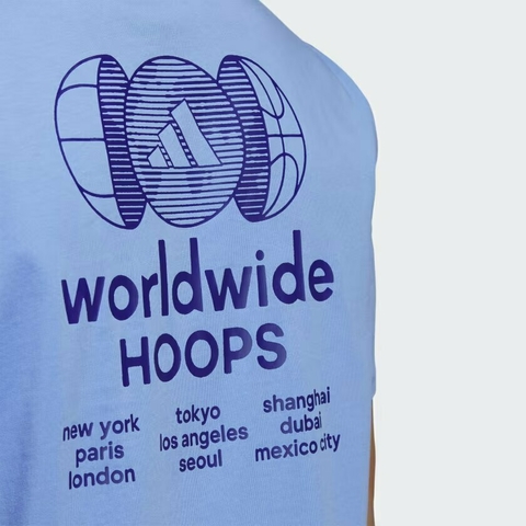 Camiseta Estampada Worldwide Hoops City Basketball IC1873 - loja online