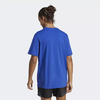 Camiseta Essentials Pequeno Logo Bordado - Azul adidas IC9284 - comprar online