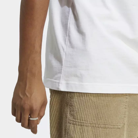 Imagem do Camiseta Essentials Single Jersey 3-Stripes - Branco adidas IC9343