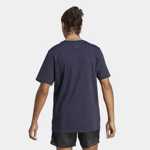 Camiseta Essentials Single Jersey Big Logo - Azul adidas IC9348 - comprar online