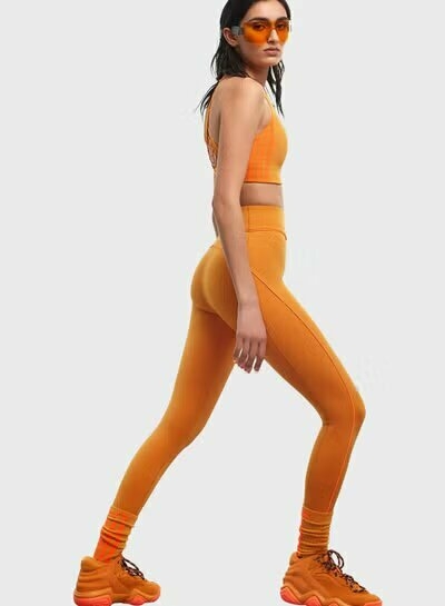 Calça Lagging adidas Ivy Park Tights - Laranja II0989 na internet