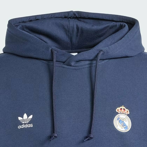 Moletom Adidas Capuz Real Madrid Essentials Trefoil IL1025 - loja online