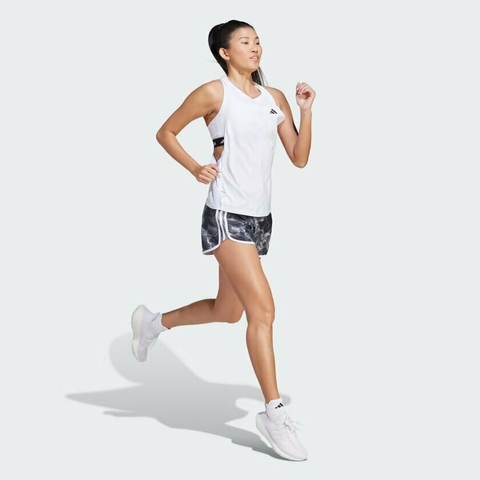 Shorts Marathon Print - Branco adidas IL1665 na internet