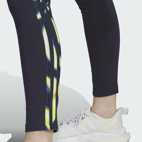 Legging Algodão Vibrante Estampada 3-Stripes - Adidas IL5867 - loja online