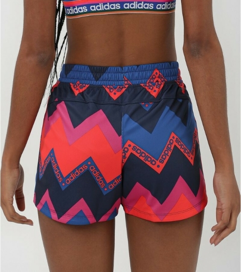 Shorts adidas x FARM Rio Pacer - Azul adidas IM2376 na internet