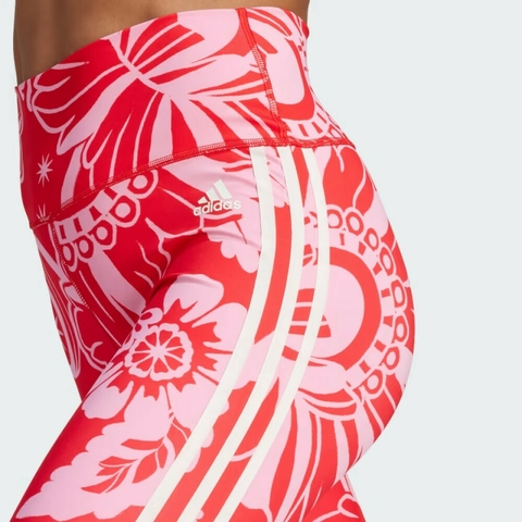 Imagem do Legging 7/8 adidas x FARM Rio - Vermelho adidas IM2379