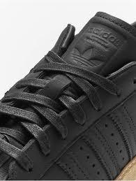 Tênis Feminino Adidas Superstar 80s New Bold W Preto e Dourado Couro B28041