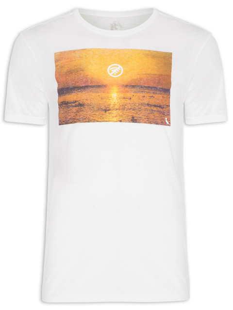 Camiseta Estampada Sunset No Net - Off White 0062091-037 - comprar online