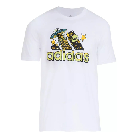 Camiseta Adidas Doodle Branco IN7974