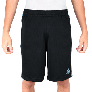 Shorts Adidas 3S Preto e Azul IP2578