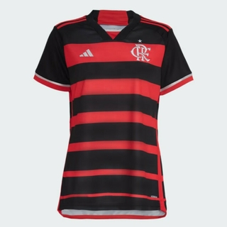 Camisa Flamengo I Feminina 24/25 - Vermelho adidas IP8202