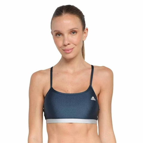 Top Adidas Latin Fit Colorblock Feminino IQ1761