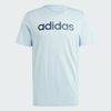 Imagem do Camiseta Essentials Linear Embroidered Logo - Azul adidas IS1382