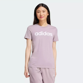 Camiseta Essentials Slim Logo - Roxo adidas IS2097