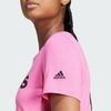 Camiseta Essentials Slim Logo - Rosa adidas IS2102 - Kevin Sports