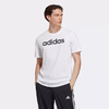 Camiseta Adidas Logo Linear Masculina - Branco+Preto IV2098