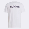 Camiseta Adidas Logo Linear Masculina - Branco+Preto IV2098 - loja online