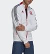 Jaqueta Flamengo 21/22 Hino Adidas Masculina - Branco GR4292