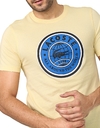 Camiseta Lacoste L!VE Estampada Amarela TH1223-21-8XT - comprar online