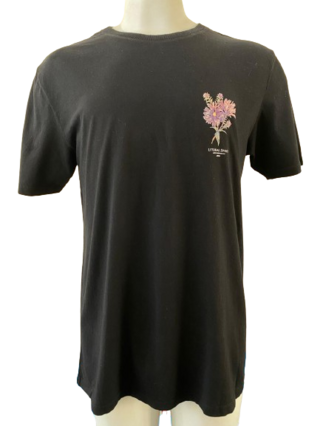 Camiseta Lehua Aster Flower Preto - 1222