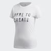 Camiseta Feminina Adidas Logo TEE Branca DH4540