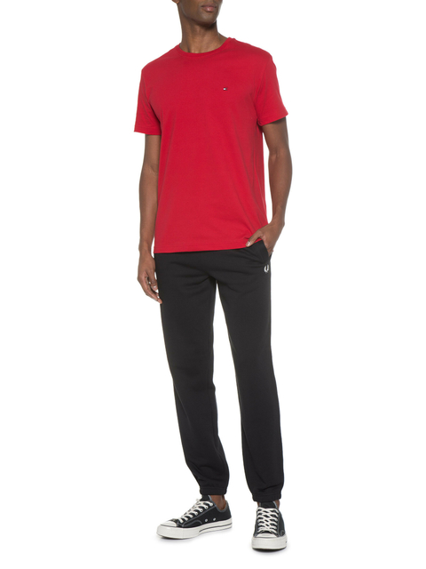 Camiseta Tommy Hilfiger Masculina Essential Cotton - Vermelho - THMW0MW27120-THXLG - loja online