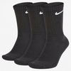 Meia Nike Everyday Cushion Crew Preta (3 pares) SX7664-010