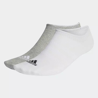 Meias Soquetes Finas Leves 3 Pares - Cinza adidas IC1328